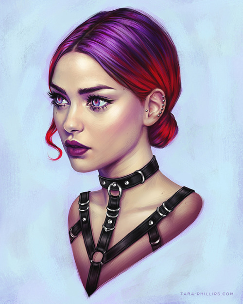 Painted a purdy lady. (Tara Phillips)
