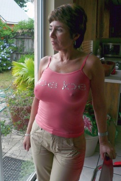 Mrs Jamison never wears a bra… and