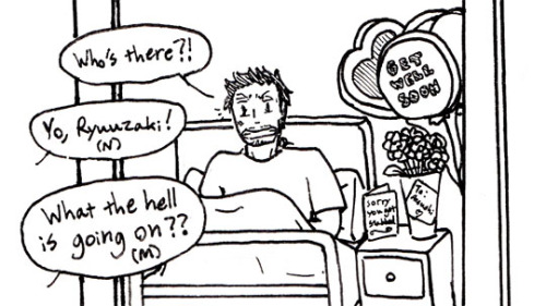 kchodraws:whydoiloveyouanyway:kchodraws:I’m a chapter or so behind in Saezuru because I’m waiting to