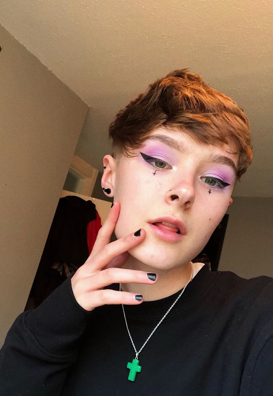 Angel Boy E Boy Puts On E Girl Makeup