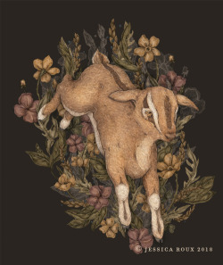 chrisbmarquez:I illustrated this sweet goat for Beekman 1802, and it’s… &gt; by @jessicasroux &gt; https://society6.com/jessicaroux?curator=bmarquez