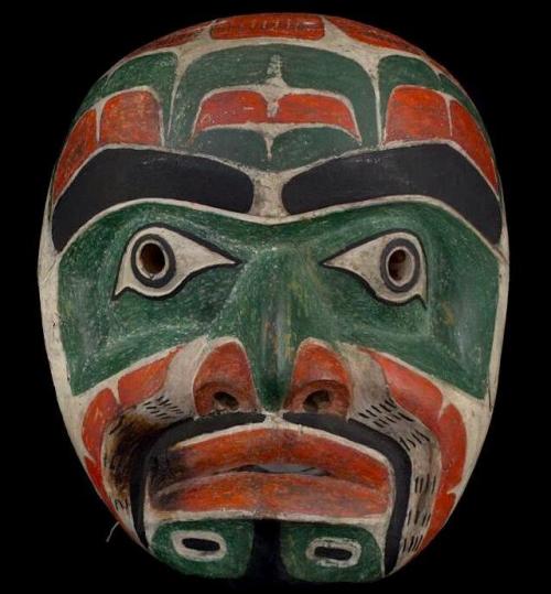 magictransistor:An assemblage of anthropomorphic masks created by Pacific Northwest Coast Indigenous