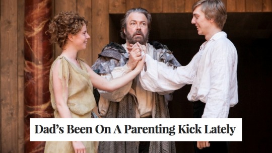 Shakespeare plays as Onion headlines