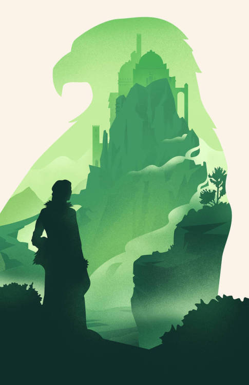 pixalry:  Game of Thrones Silhouette Posters - Created by Jeff LangevinPrints available for sale at his Etsy Shop.