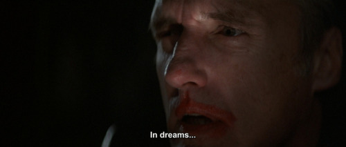 inthedarktrees:  In dreams.  Dennis Hopper & Kyle MacLachlan | David Lynch | Blue Velvet  