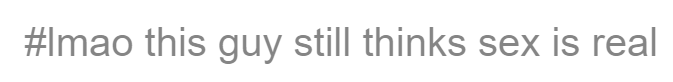 ndiecity:suddenlyoranges:suddenlyoranges:it’s so fucked up that sex is a thing