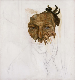 Lucian Freudself Portrait.  