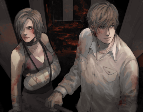 tirtyturtle:some silent hill doodles from the past couple months(gonna try to post here as much as i