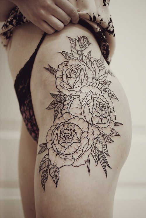 Porn Pics coolpoetrymentality:  Rose tattoo ideas