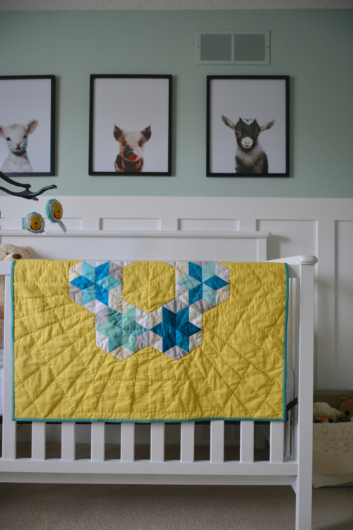 Baby quilt for my nephew:Over the Easter long weekend a couple of weeks back, I went to visit my new
