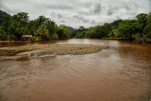 lmkina: • Grand Riviere River, Grand Riviere • Trinidad • This is the swollen mouth of the Grand Riv