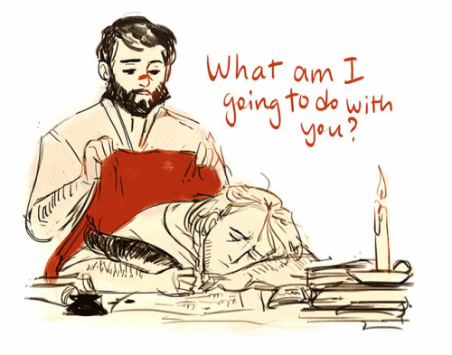 this happens A LOT at the hawke household but im sure at a certain point hawke just puts all of ande