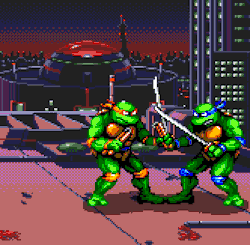 vgjunk:  Teenage Mutant Ninja Turtles: Tournament Fighters, Megadrive / Genesis.