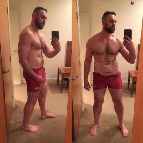 #bustingout #redboxers #bulking #nofilter #thefoxnz #musclebear