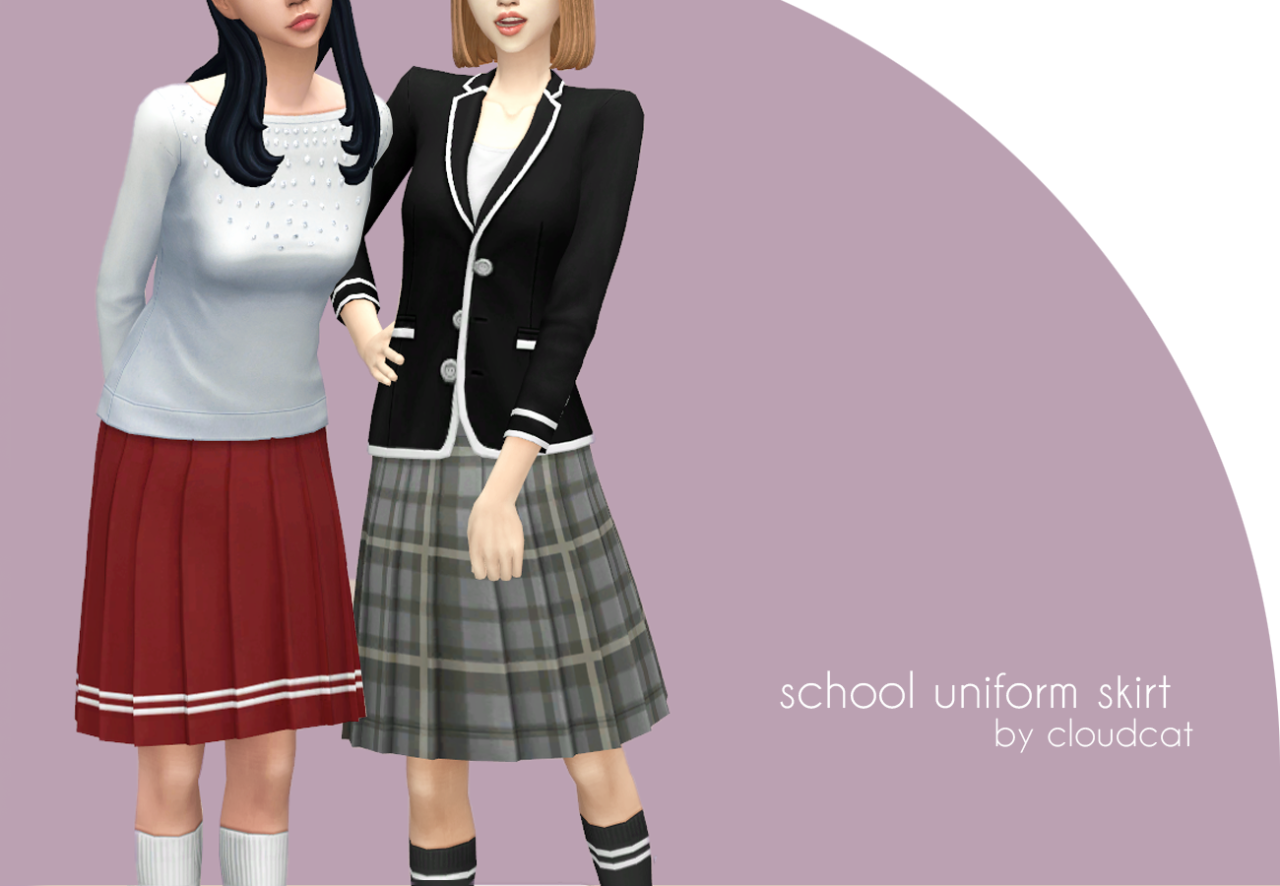 cloudcat | School Uniform Skirt - TF-EF A skirt based on the...