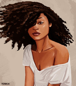 fyblackwomenart:Portrait 22 by Tom-Cii