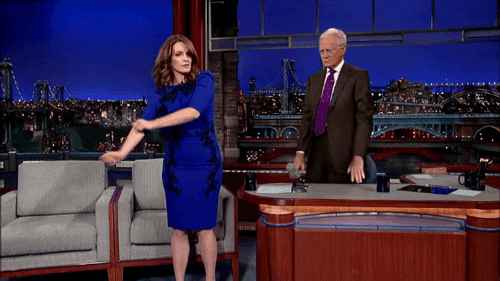 micdotcom:  Watch: Tina Fey strips down to her underwear on Letterman and takes a