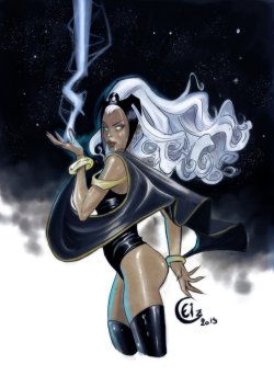 superheropinups:  Storm - Leila Leiz 