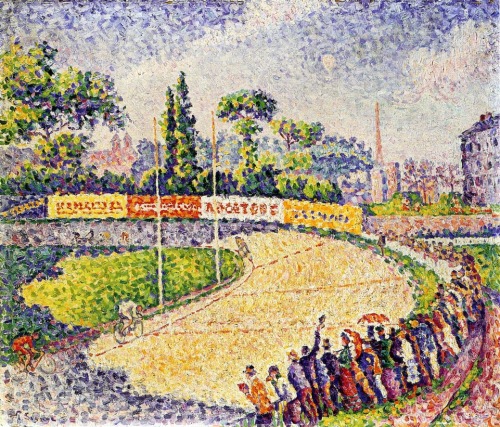 artist-signac: The Velodrome, 1899, Paul SignacMedium: oil,canvas