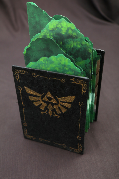 erikathegoober: “Lost Woods” Handmade Accordion Style Book I made this back in 2015 and 