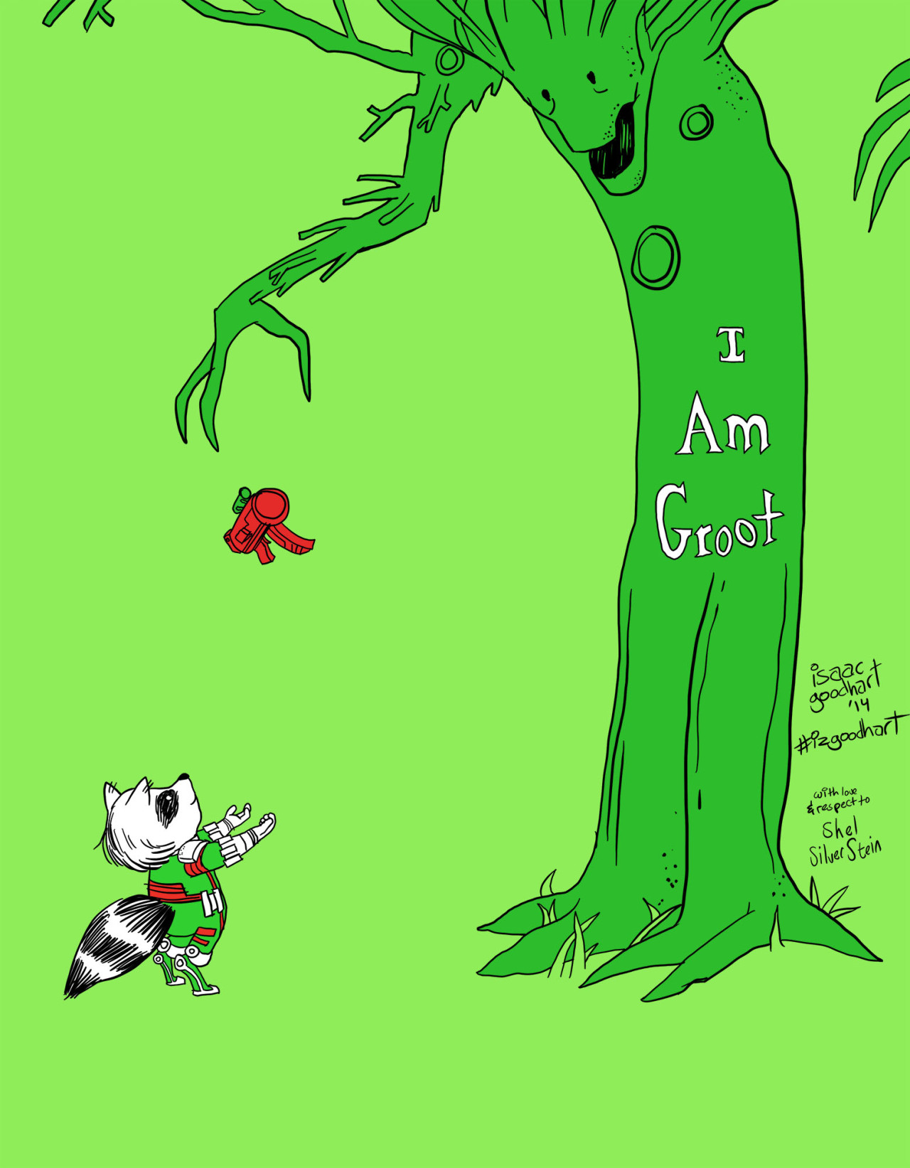 isaacgoodhart:  Guardians is finally out!! Her’e a fan art I made after the first