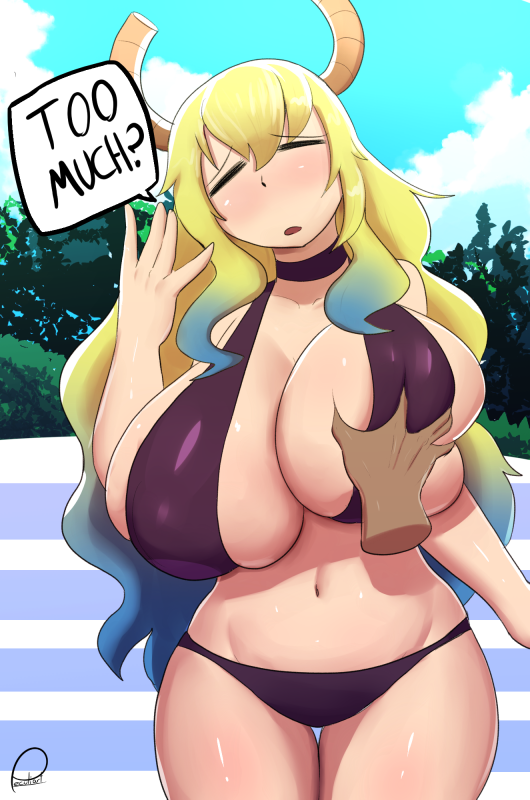mrpeculiart:  Finished watching Dragon Maid last night. Lucoa didn’t really contribute