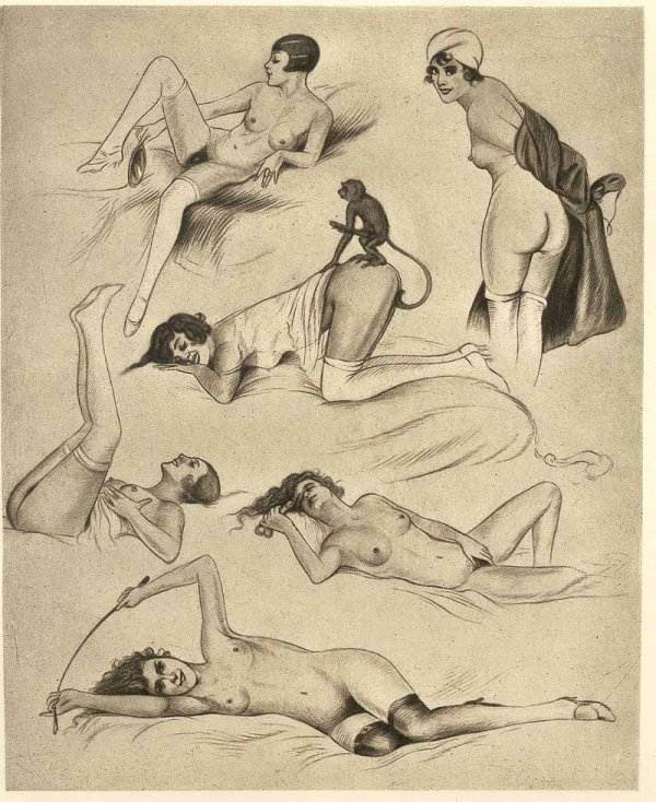 howsaucy:  Eugene Reunier, Untitled, in   Autour de l'Amour (published in Paris,