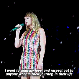 lovestory:Taylor’s speech about Pride Month at Rep Tour Chicago