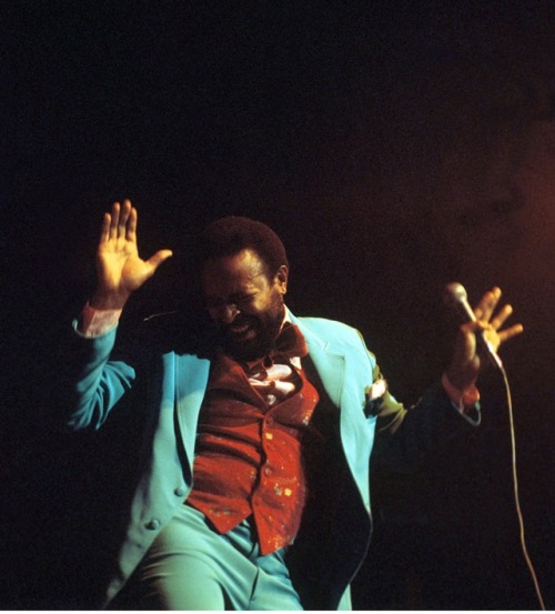 Marvin Gaye at the Royal Albert Hall, 1976, by David Redfern