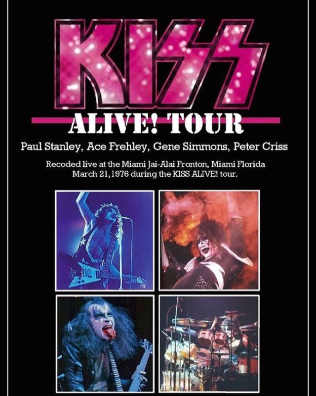 Posted @withregram • @acefrehleysshadow #Kisstory March 21, 1976Miami, FL 🇺🇸Jai-Alai FrontonPromoter: Jack Boyle / Cellar Door ProductionsOther act(s): .38 Special (opener)Reported audience: ~5,000 / 5,102 (98%)Set list(s):Deuce Strutter C'mon