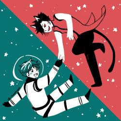 flavoredmagpie:  Just read this SUPER DUPER CUTE story about astronaut oikawa by @sevenfivetwo !!! ITS ABSOLUTELY ADORABLEEE~~~ Go read ittt!!!! &lt;3 &lt;3 &lt;3 