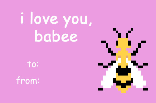 gedankeninventur - for all your bee valentine’s cards...