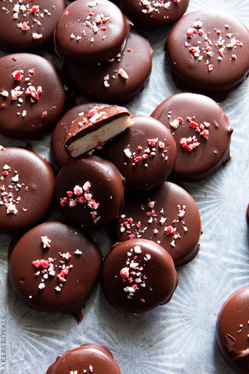 confectionerybliss:  Homemade Peppermint Patties | Bakers Royale