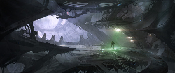 thecyberwolf:  Halo 4 - Concept Art (Part 2) by Michael Pedro CGHUB - Tumblr - Twitter - Facebook