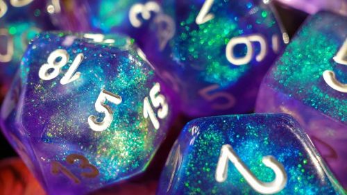 I was packing up some dice mail today, when the sun happened to peek in and illuminate my OG Boreali