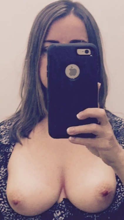 shymommy: My sweet tits flopping out in the fitting room. #selfie