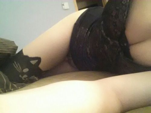 solatrap:  Minecraft and kitty tights!  Best porn pictures