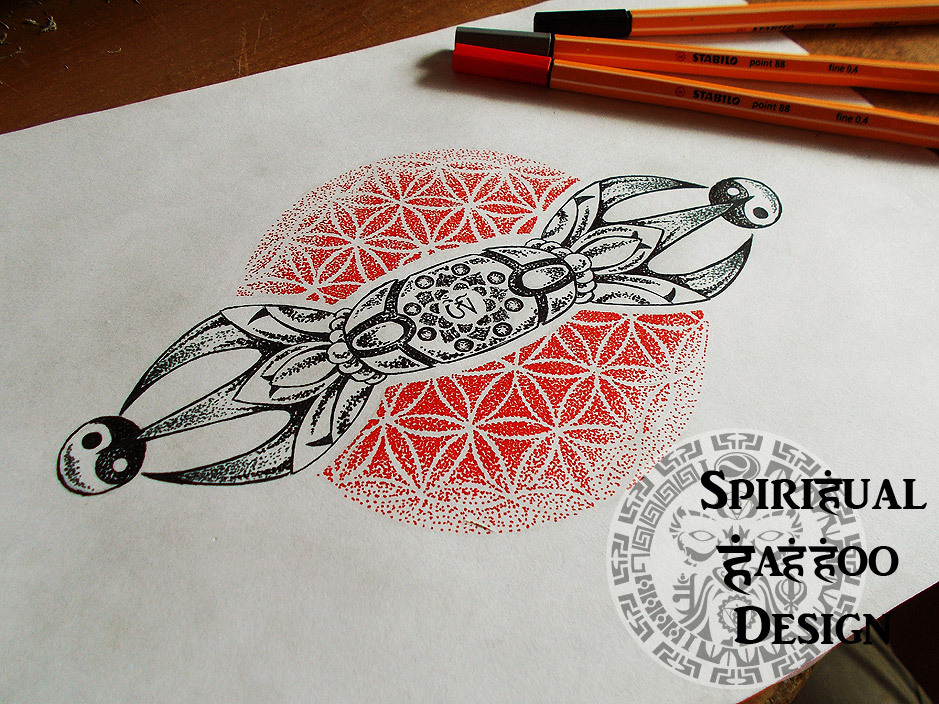 Spiritual Tattoo Design on Tumblr