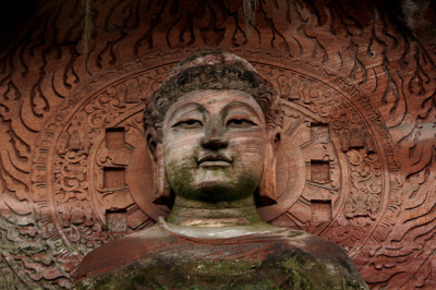 Leshan, Mount Emei Buddhas, China.