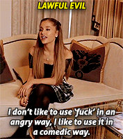 arianagrandre: Ariana Grande Character Alignment Chart (insp.)