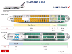 a380flightdeck:  Airbus A380-800 cabins of the top 10 biggest operators worldwide.