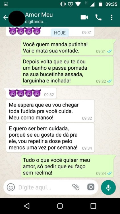 cornodaputabh:Quando você tem um bom corninho você tem tudo. Sou a esposa mais sortuda do mundo ou n