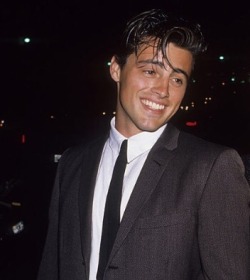 glam00ur:  m-a-d-o-n-n-a:  Matt LeBlanc attending the Grand Opening of Manhattan West Restaurant, 1989  MURDER ME 