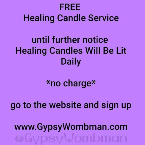 ️*PLEASE SHARE*️ Candles Are Being Lit Daily, we will take a break on Sunday for Live Guided Meditat