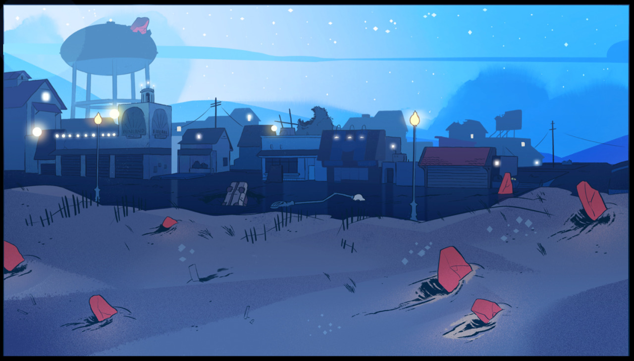 ellemichalka:  Here are some paintings I did for Laser Light Cannon and Gem Glow.