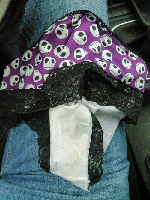 her-sweet-scent:  This  mornings stolen panties. Too clean for my liking. Lol. 