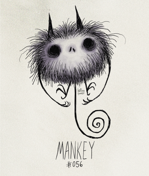 sixpenceee:  Tim Burton Inspired Pokemon Drawing by Vaughn Pinpin (More Images)