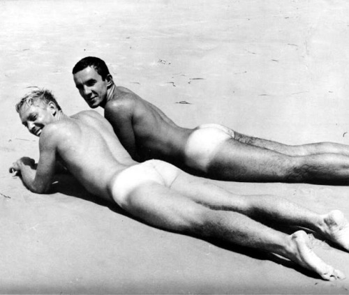thegayreich:  Cool For The Summer - Vintage Affectionate Men