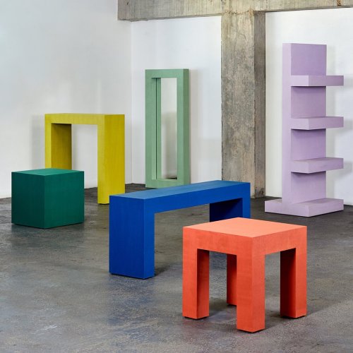 “Blox” furniture collection made in Ash wood by Darkroom