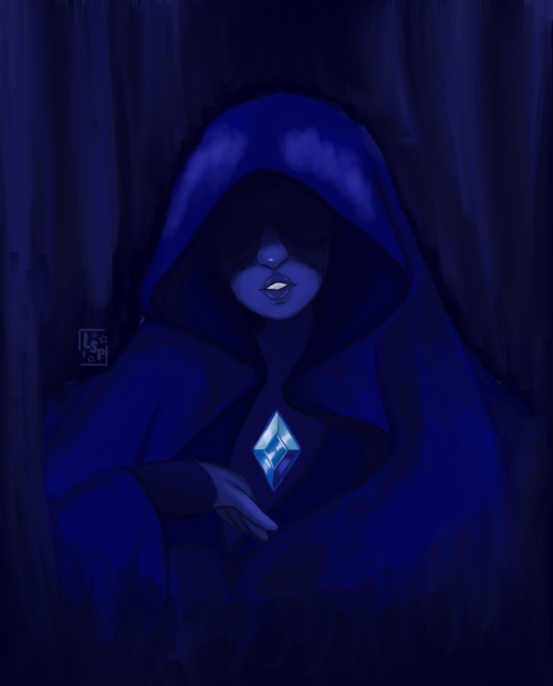 I did a digital painting of Blue Diamond the day I had an art block/vent and did this as stress reli